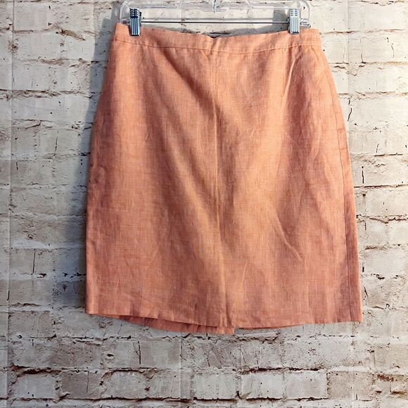 J. Crew linen lightweight straight skirt - Picture 1 of 6